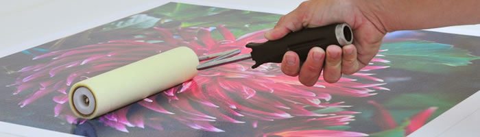 roll finish canvas