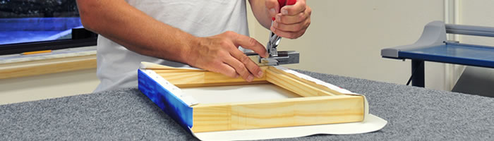 hand craft stretch canvas